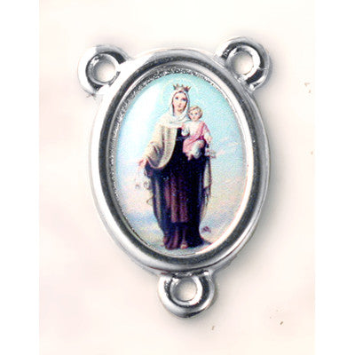 Rosary Centerpiece Our Lady of Mount Carmel