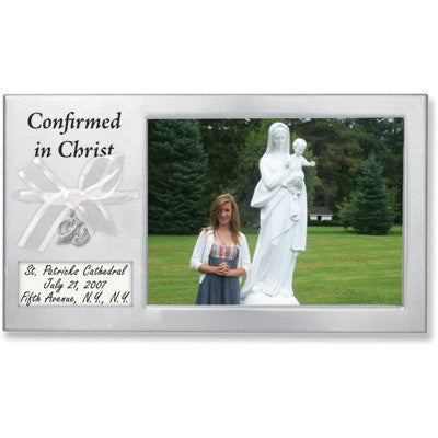 Frame, Silver with ribbon & caption, Confirmation