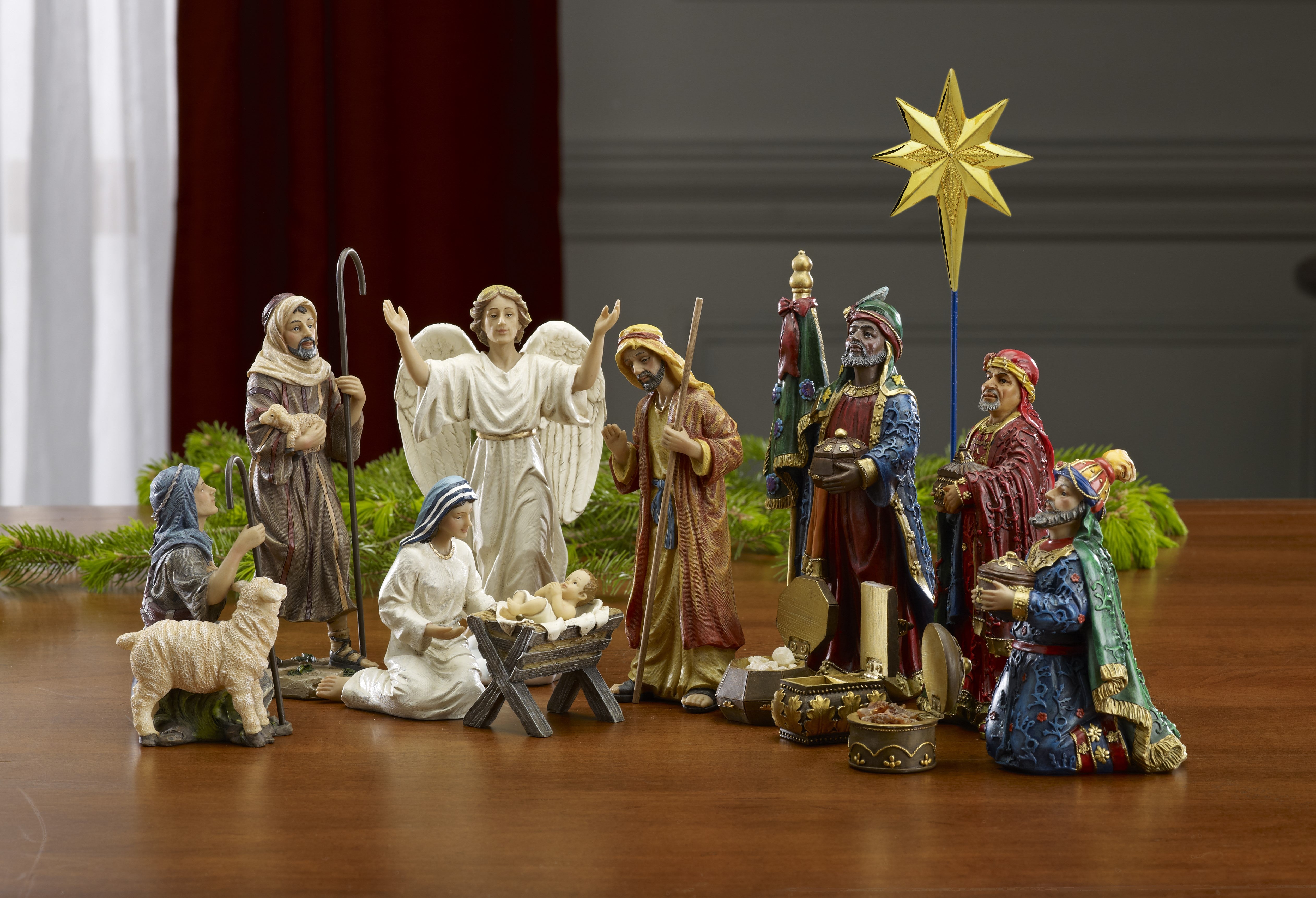 Real Life Nativity - 7 Inch Figures