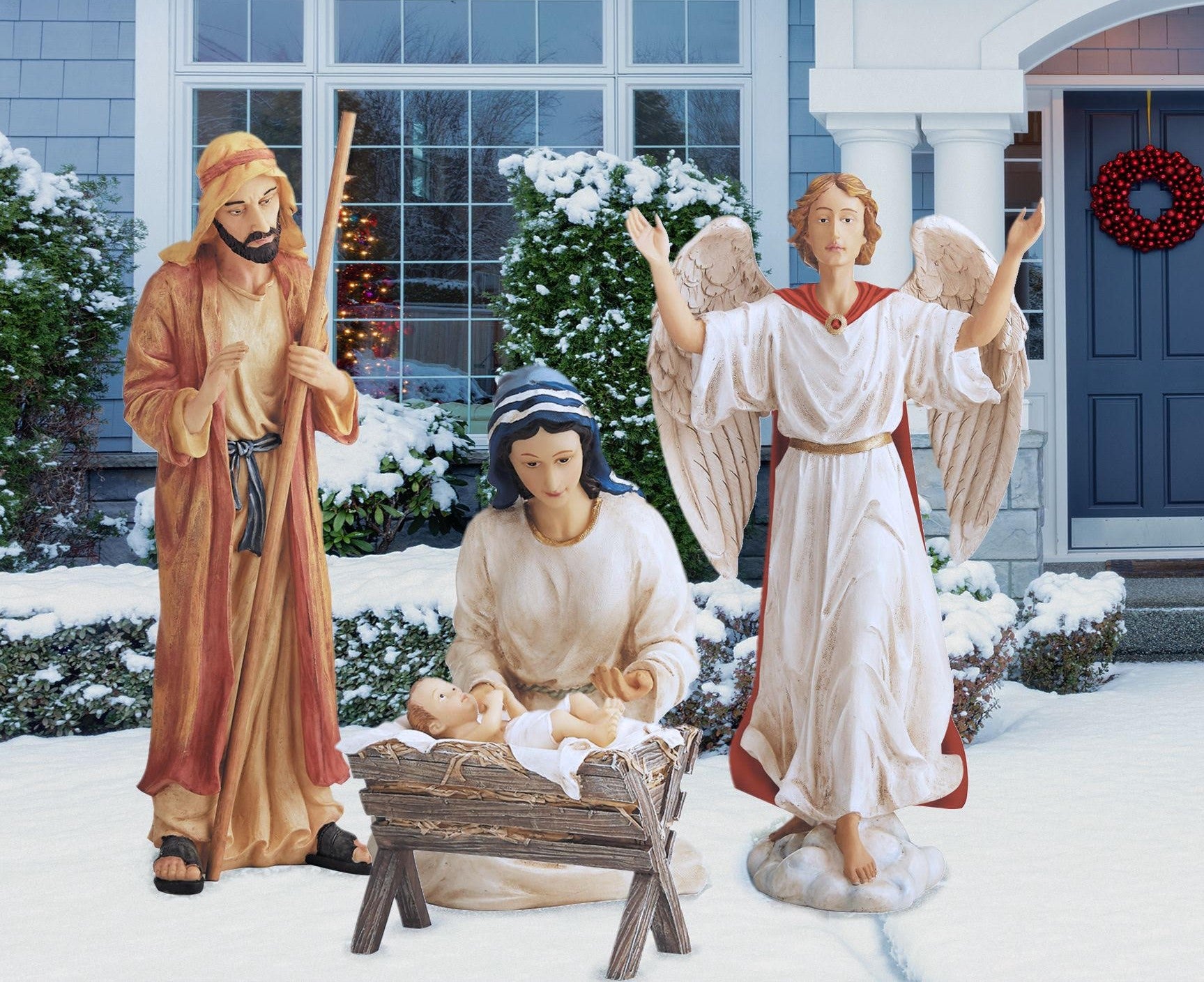 Real Life Nativity - Outdoor Nativity Set