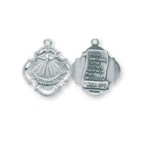 Holy Spirit Sterling Silver Confirmation Medal