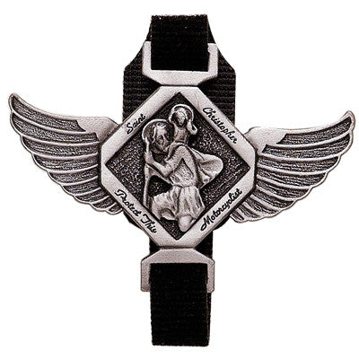 St. Christopher Motorcyclist Clip