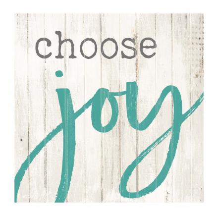 Choose Joy Block Art