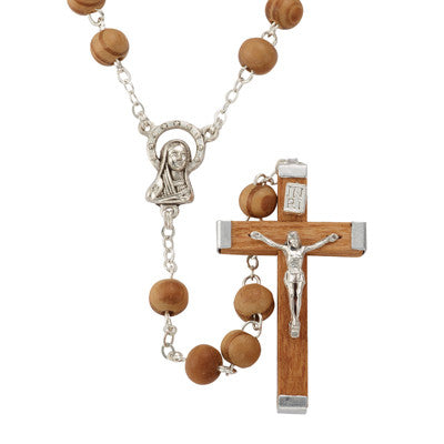 6 mm light wood Rosary