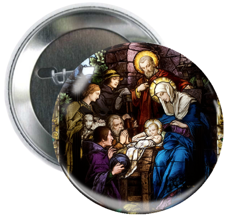 Nativity Button