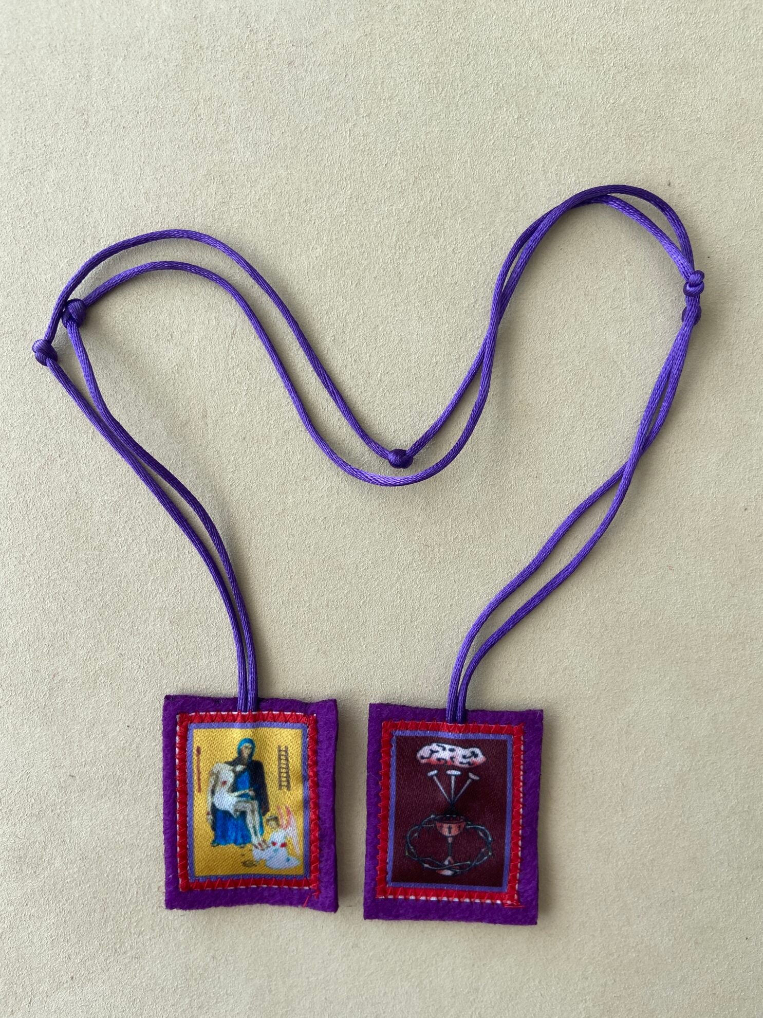 Purple Scapular small