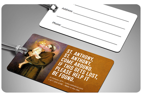 St. Anthony Luggage Tag