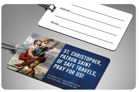 St. Christopher Luggage Tag