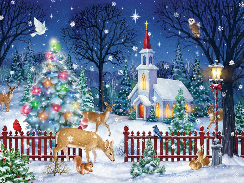 Peaceful Night Christmas Jigsaw Puzzle 550 pieces