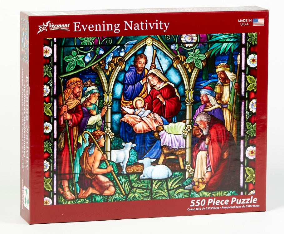 Evening Nativity Christmas Jigsaw Puzzle 550 pieces