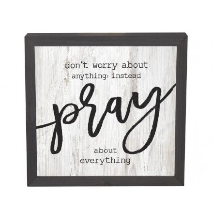 Don’t Worry About Anything Pray About Everything Wall Art