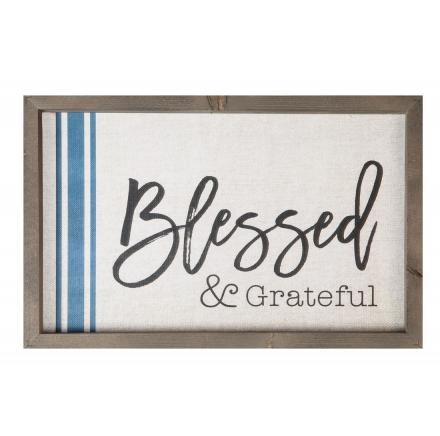 Blessed And Grateful Wall Art