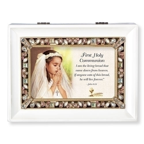 1ST Holy Communion Jeweled Music Box