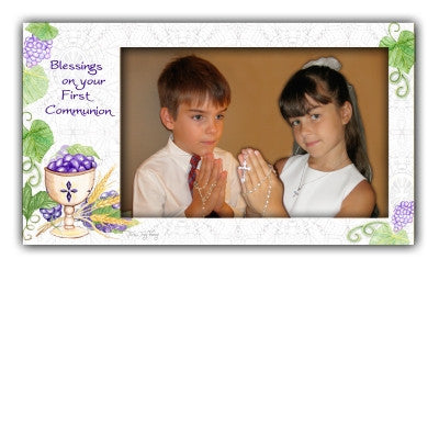 Blessings on Your First Communion Picture Frame