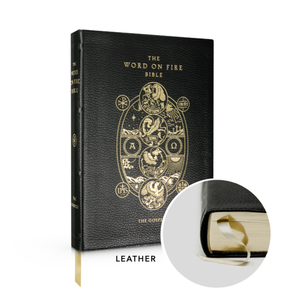 Word on Fire Bible (Volume 1): The Gospels - Leather