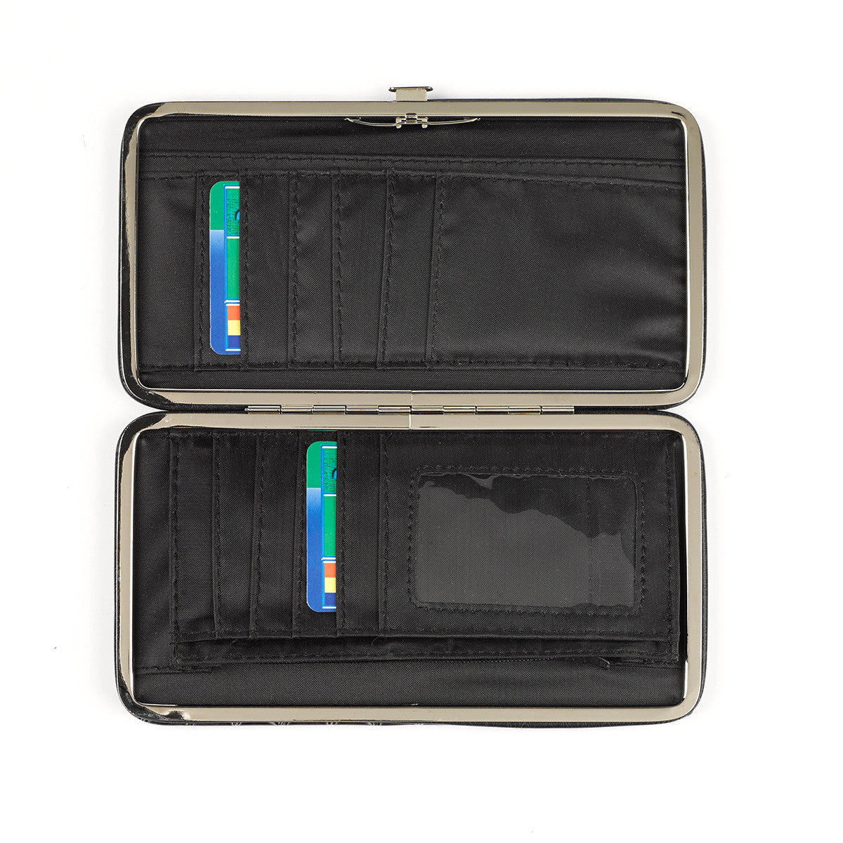 Black Croc-embossed Wallet