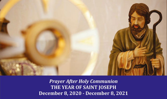 Year  of St. Joseph Prayer after Holy Communion