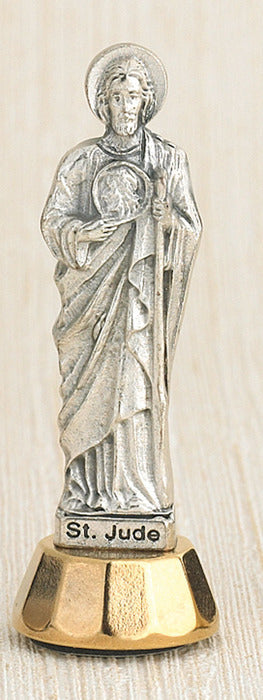 St. Jude Adhesive 3 inch Mini statue