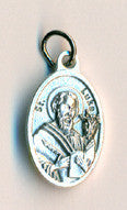 St. Luke Oxidized Medal