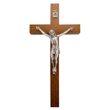 6" Walnut Crucifix