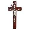 8" Cherry Holy Spirit Crucifix