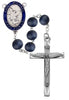 8 MM Blue Wood St. Michael Rosary