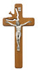 8" Walnut Holy Spirit Crucifix