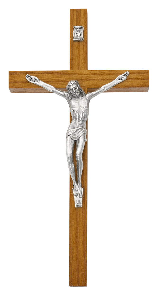 8" Walnut Crucifix