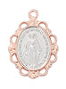 Rose Gold Sterling Silver Miraculous Medal