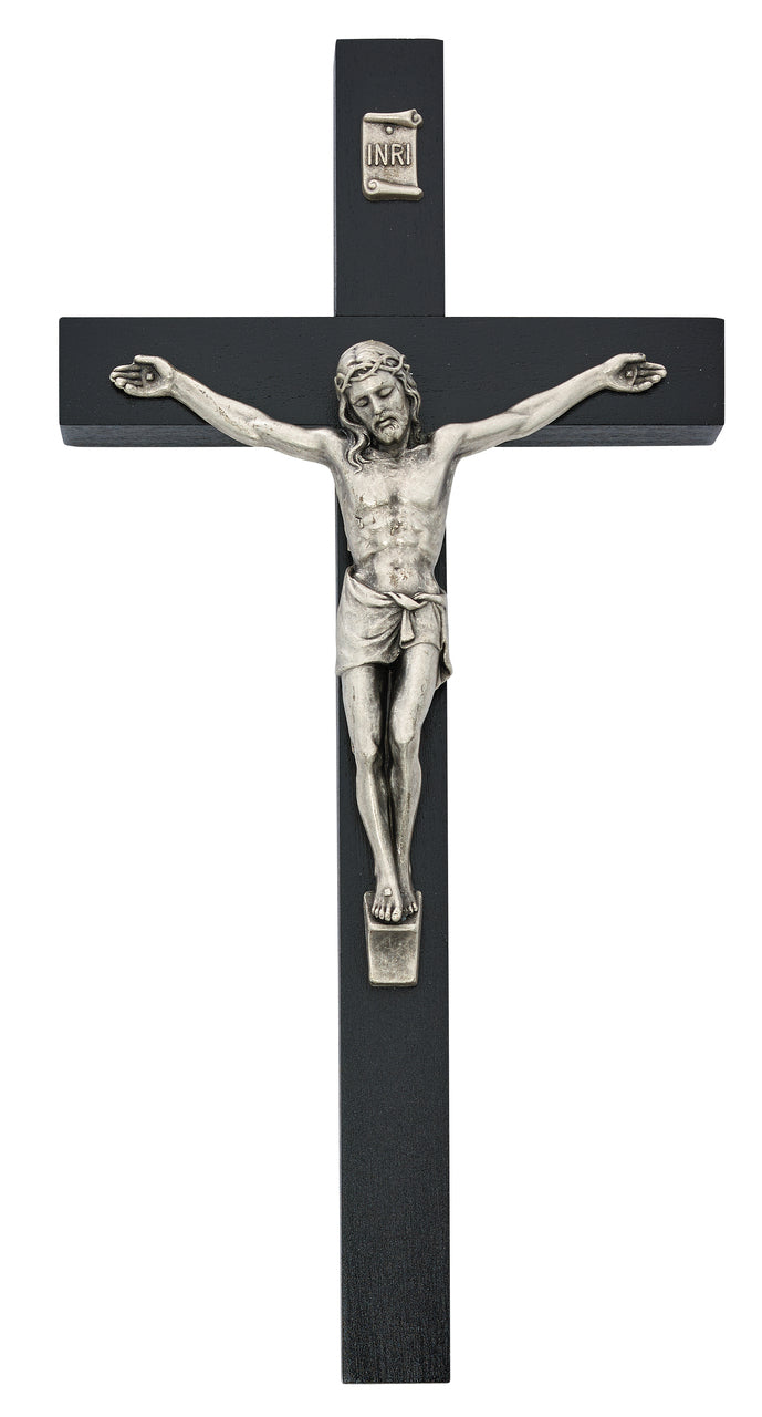 Crucifijo negro de 10"