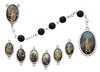 7mm Black 7 Sorrows Chaplet