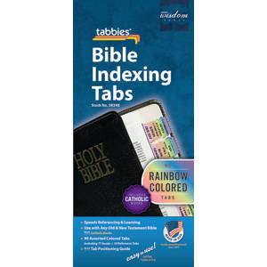 Tabbies Rainbow Bible Tabs Catholic