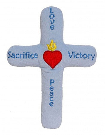 My First Cross Plush (Blue)