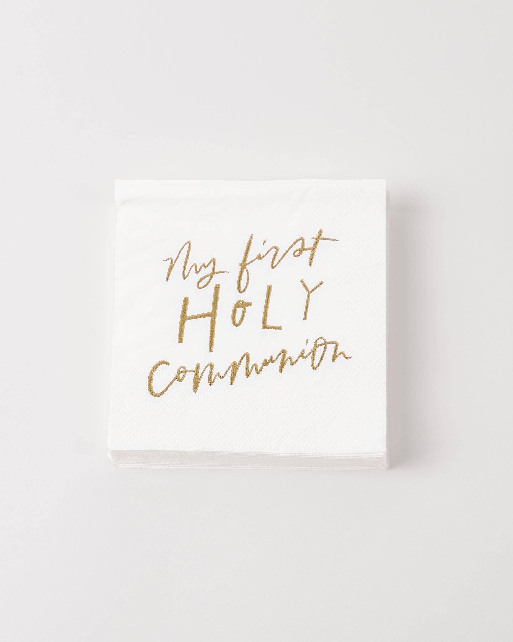 My First Holy Communion Cocktail Napkins | Catholic Party