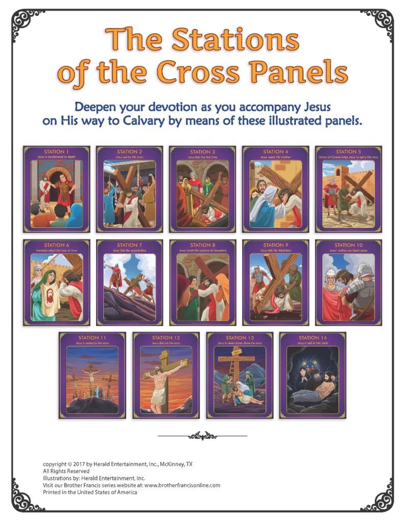 Brother Francis "The Stations of the Cross" Panels (Set of 14)