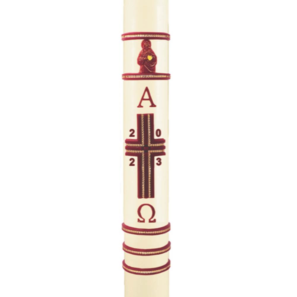 Sacred Heart of Jesus Paschal Candle