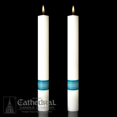 Complementing Altar Candles Divine Mercy