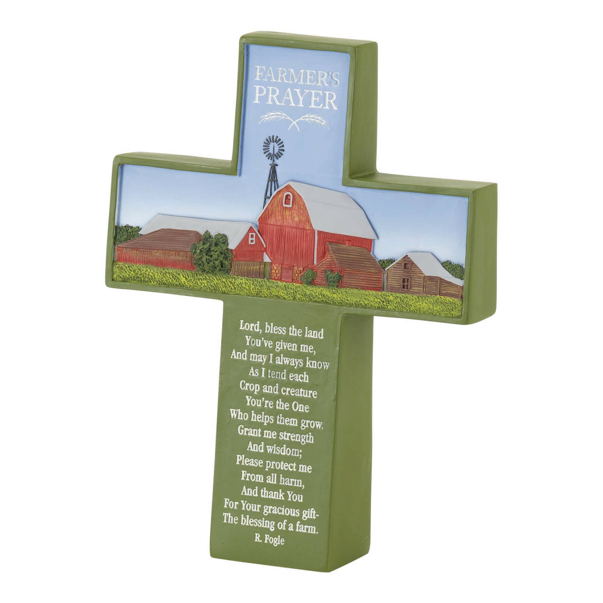 Tabletop Farmer's Prayer Cross