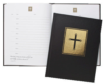 Guest Book Black