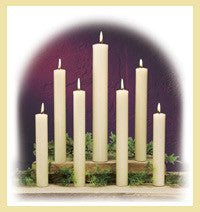 51% Beeswax Altar Candles 3x10