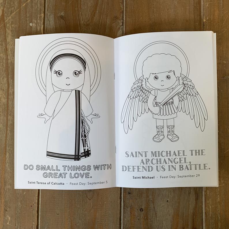 Saints Coloring Book