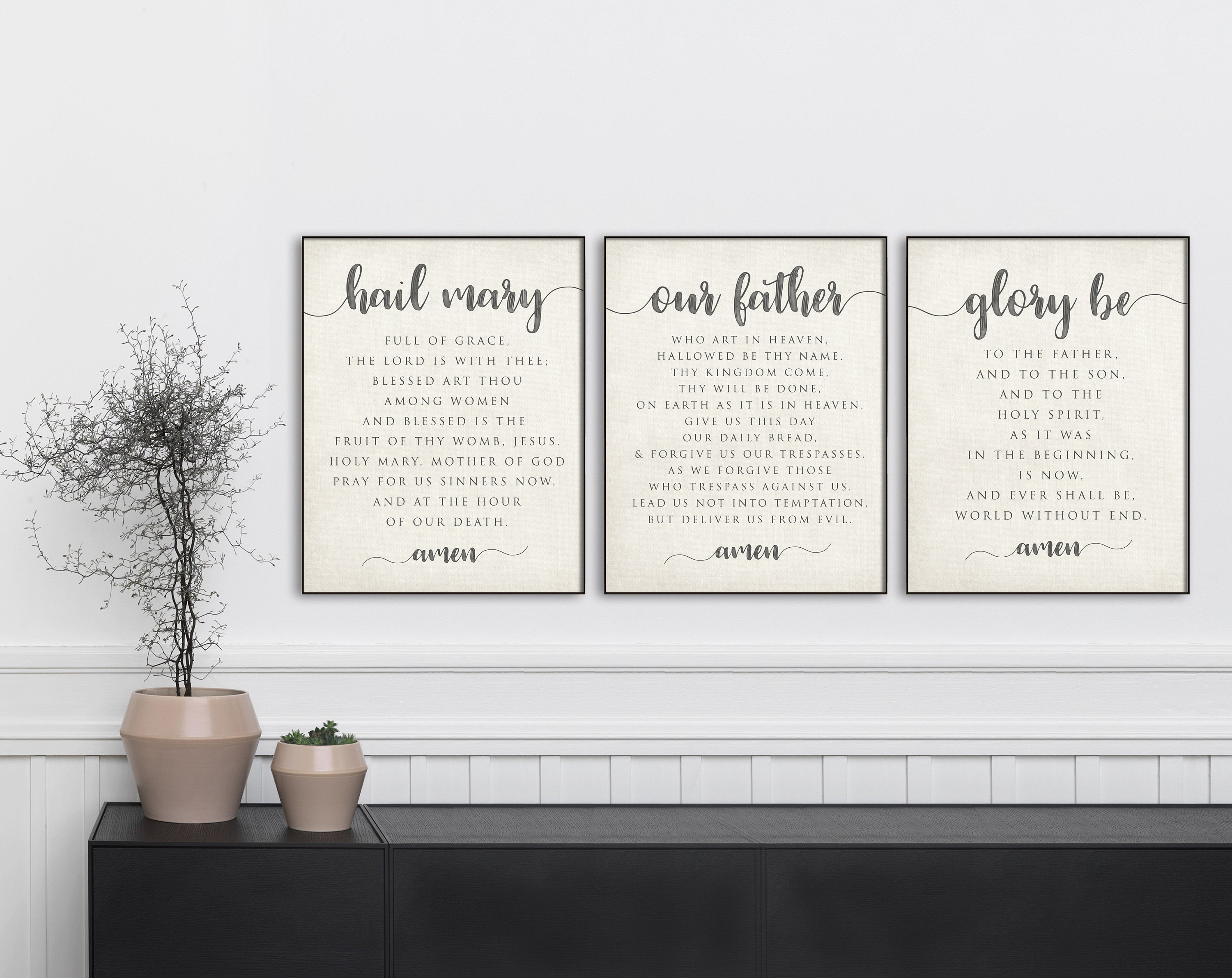 Prayer Print Set of 4
