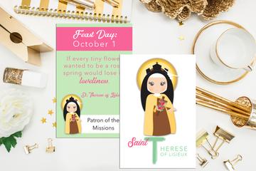 A to Z Saint Cards (26 Pack)