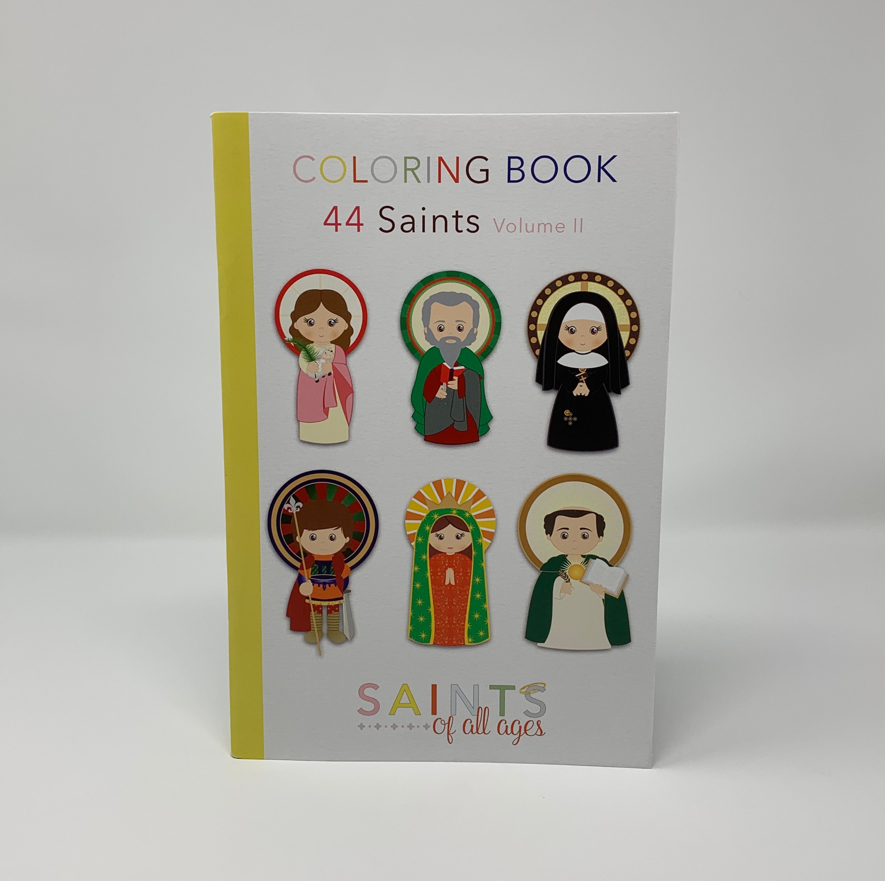 Libro para colorear Santos II