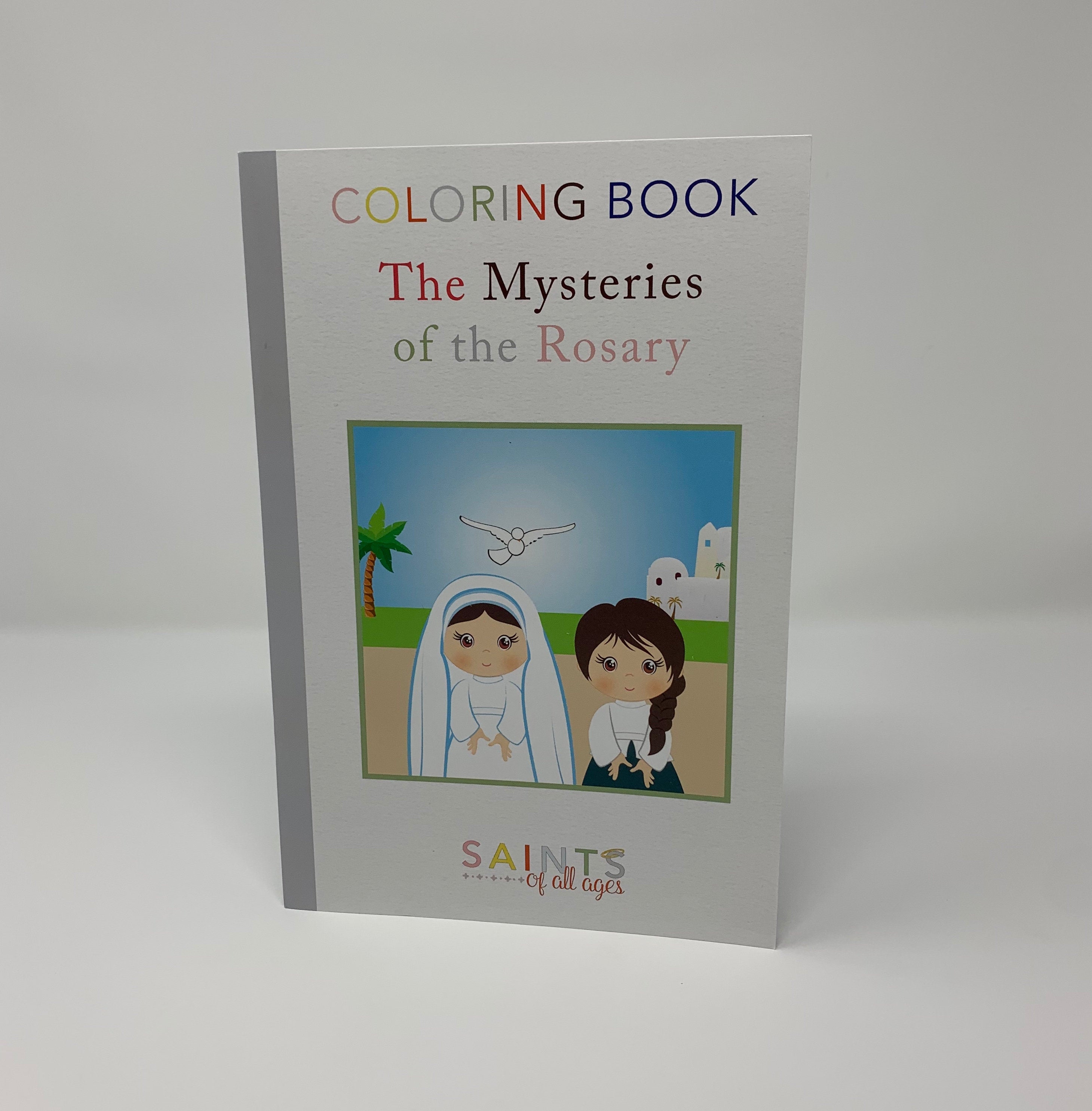 Mysteries of the Rosary Coloring Book