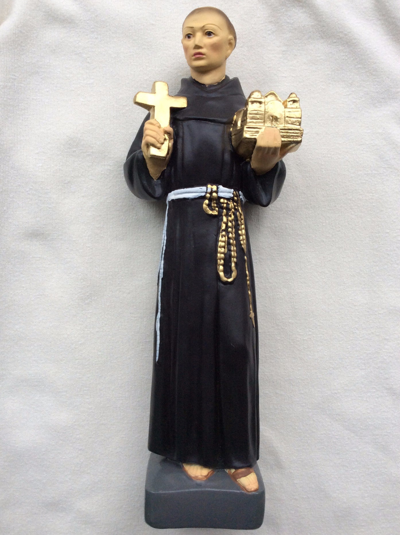 Estatua de San Padre Juniper Serra 12"