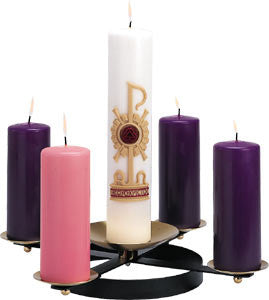 Advent Wreath with spikes