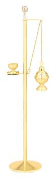 Censer Stand with Holy Water Sprinkler