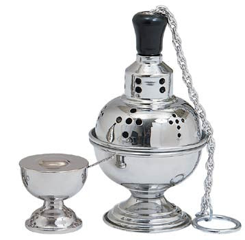 Censer and Boat, Stainless Steel
