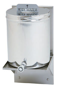 Holy/Baptismal Water Reservoir with Shelf